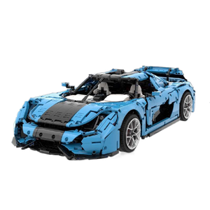 High-Quality T010 Koniseg Vehicle Cool and Exquisite Set Children's Particle Assembly <b>Model</b> Toy Gift Decoration - Product Image 1