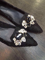 Clip d'accessoire métallique coloré pour chaussures plates femme, décorations de boucle de chaussure, plusieurs couleurs disponibles, directement du fournisseur