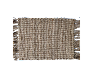 Diseño específico Textura rústica y Diseño Orgánico de yute hilado a mano totalmente natural Prácticamente respetuoso con el medio ambiente Alfombras hiladas a mano de yute Venta - Product Image 1