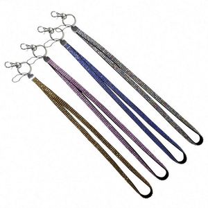 Correas de Cuello con Cristales de Imitación Brillantes Multicolores, Azul Arcoíris, Rosa, Negro, en Paquetes al por Mayor - Product Image 4