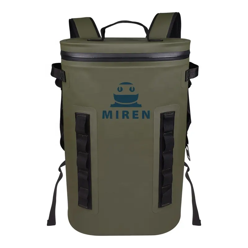 Nylon 840d Tpu 24 Dose 30 Dosen Eimer Kühler Getränk Nbr Geschlossen zel liger Schaum Grau Asphalt Isolierter Rucksack Soft Sided Cooler