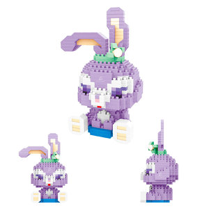 Mini Bloques Armables Rascal Rabbit 452 Pieces Cartoon Shape Cute Plastic Promotional Toys - Product Image 1