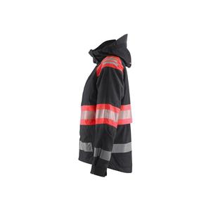 BLAKLADER - 443019779955L Veste Shell haute visibilité pour femme Noir/Rouge-EAN 7330509855584 HI-VIS WORKWEAR - Product Image 4