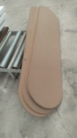 Pintu Kaca Cermin Panel Komposit Veneer Kayu Jati Rekayasa Warna Walnut Tahan Air yang Dapat Disesuaikan untuk Kamar Mandi Villa Apartemen Hotel