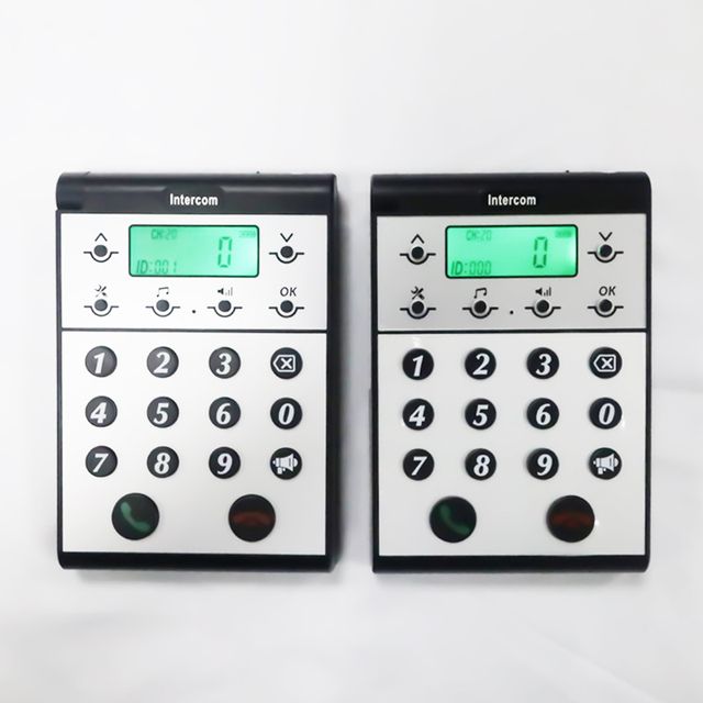 Factory Wholesale CRONY T3 Wireless Voice Intercom System 2000m Talking Distance 12-Month Warranty Custom Logo for Hotel Office