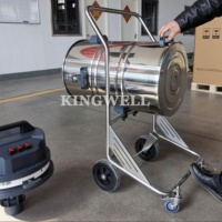 Nouvel aspirateur intelligent monophasé industriel 220V, haute aspiration, humide/sec, pour usage domestique, réservoir puissant en acier inoxydable