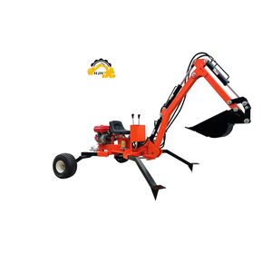 Hot Sale Mini Spider Excavator with 2 Wheels Can Tow and Dig Backhoe EPA <b>Gasoline</b> Engine - Product Image 1