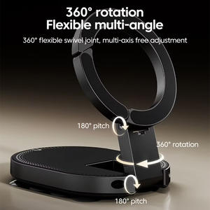 Soporte Magnético Plegable con Ventosa y Ajuste Retráctil para Laptop, Soporte Extensible para Teléfono con Mosquetón - Product Image 4