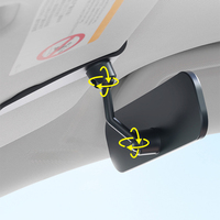 Miroir de voiture pour bébé, observation de l'arrière, verre HD, rotation à 360°, grand angle, anti-éclatement, sécurité enfant, pour BMW Toyota Honda
