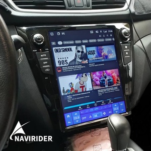 NaviRider Écran Tesla 12,1 pouces Android 13 Lecteur multimédia vidéo pour voiture pour Nissan X-Trail 2019 2017 Qashqai Haut-parleur 256 Go - Product Image 1
