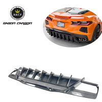 Diffuseur de pare-chocs arrière en fibre de carbone RCF pour Chevrolet Corvette C8 Z07 Stingray 2019-2025