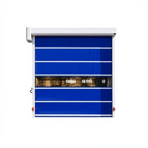 Puerta Rápida Enrollable Automática de PVC para Cuarto Blanco y Laboratorio, Aplicación Antipolvo - Product Image 1