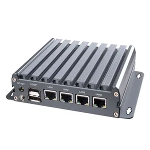 Preiswerter N95 N100 N200 N300 N305 Nano Mini-PC 4*2.5G Lan POE DDR5 16GB RAM Desktop X86 Linux Embedded Computer dünner Client PC