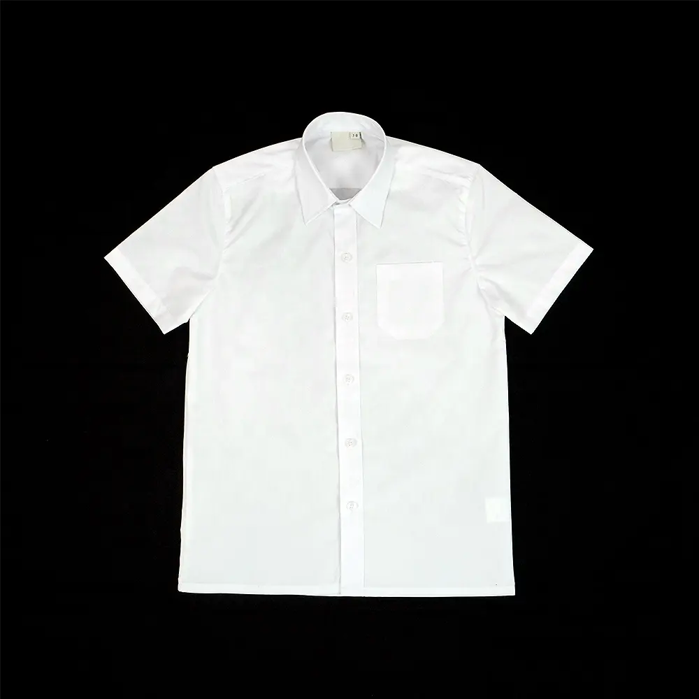 School Wears Boys Short Sleeve Shirt Boy School Uniform Shirt Classic Dress Shirt
