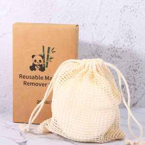 Échantillon Gratuit - Lingettes Démaquillantes Réutilisables en <span class=keywords><strong>Coton</strong></span> Velours de Bambou Naturel, Lavables, pour le Visage - Product Image 3