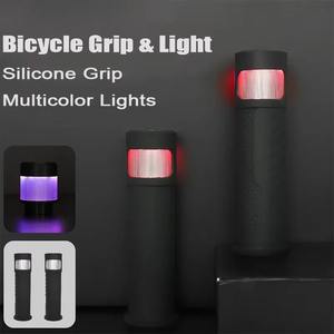 Puños de Manillar de Bicicleta de Silicona Suave BUCKLOS con Interruptor Táctil de Luz <span class=keywords><strong>LED</strong></span>, Puños de Bicicleta de Montaña Antideslizantes, Cubierta de Manillar de Bicicleta de Carretera - Product Image 3