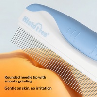 Peigne de toilettage pour animaux BanabaPet, personnalisable, avec poignée en ABS + TPR pour une élimination rapide des nœuds et un coiffage efficace pour tous les chiens et chats