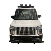 Mini SUV Eléctrico de Fábrica con Volante a la Derecha, 4 Puertas, Vehículo Eléctrico de Pasajeros con Barra de Luces en el Techo, Automóvil Eléctrico para Exportación