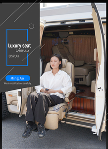 Siège Amovible Rotatif et Élévateur Modifié en Cuir pour Personnes Handicapées, pour Minibus et Autobus Mercedes Benz Vito Universel - Product Image 3