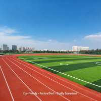 Revêtement pulvérisé pour piste d'athlétisme de stade, piste d'athlétisme EPDM certifiée World Athletics, piste d'athlétisme de 400 m pour les projets scolaires au Canada
