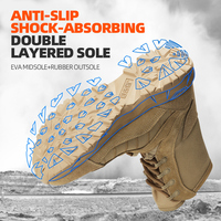 Chaussures de randonnée dans le désert, bottes tactiques à tige haute, légères, respirantes, style unisexe pour couple