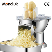 Mond.uk M1 300kg/uur Commerciële Elektrische Groentesnijder Handmatige Aardappel-Wortel Snijder/Snijmachine voor Kantines