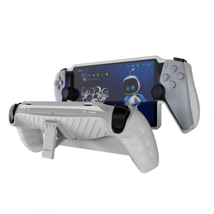 Vente en gros pour Sony <span class=keywords><strong>PlayStation</strong></span> Portal TPU Stripe Game Console Case avec support (Blanc) - Product Image 1