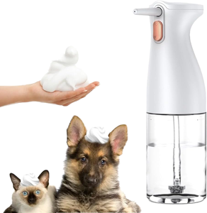 Lavadora de <span class=keywords><strong>perros</strong></span> ABS ecológica portátil moderna, champú en aerosol, máquina de espuma automática <span class=keywords><strong>para</strong></span> espuma de pato y mascotas, aseo de limpieza almacenado - Product Image 1