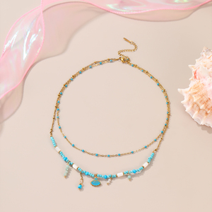 Accessori per <span class=keywords><strong>gioielli</strong></span> per bambini in acciaio inossidabile con perline in acciaio inossidabile ciondoli per abiti con perle e ciondoli per bambini - Product Image 3