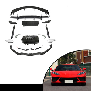 Kit de carrosserie en Fiber de carbone de Style Sport de haute qualité, pré-imprégné, adapté à la <span class=keywords><strong>Chevrolet</strong></span> <span class=keywords><strong>Corvette</strong></span> C8 de 2020 et 2021 - Product Image 1