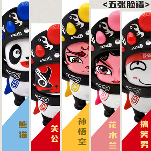 Sichuan Opera Panda Face Changing Doll Plastic Toy For Kids And Youth 15 35 Years Old With <b>Hat</b> Press Mechanism - Product Image 5