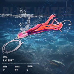 Leurre de pêche souple, fabrication sur mesure, leurres de pêche à <span class=keywords><strong>la</strong></span> traîne, jupes souples en PVC, leurres faits à <span class=keywords><strong>la</strong></span> <span class=keywords><strong>main</strong></span>, leurres souples de pêche à <span class=keywords><strong>la</strong></span> traîne en bateau - Product Image 2