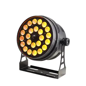 support RDM 24pcs RGBWA+UV leds 10W zoom par light