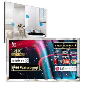 Espejo Inteligente de 32 Pulgadas con Televisor 4K, Resistente al Agua IP65, Control por Voz, para Baño - Product Image 1