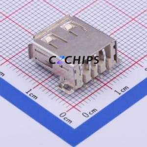 AF180QT1.0 <b>USB</b> Connector SMD Connector ( Connector Type: Type-<b>A</b> )( Protocol Standard: <b>USB</b> <b>2.0</b> )( Gender: Female ) - Product Image 2
