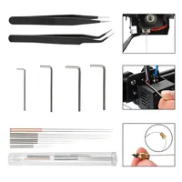 Kit d'outils pour imprimante 3D Idea Former - Ensemble d'accessoires pour l'entretien, le nettoyage, la suppression, la découpe et la finition de l'impression 3D