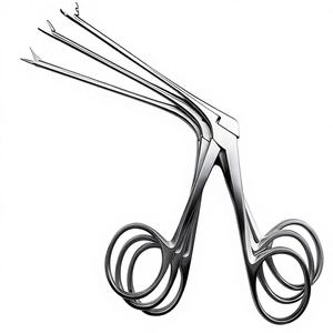 Pinzas Quirúrgicas Manuales ENT de Acero Inoxidable Profesional para Oído, Nariz y Garganta, Certificadas por la CE, Venta al Por Mayor BISONS - Product Image 1