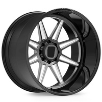 Jantes de camion forgées sur mesure SL 28X16 22X14 30X16 24X12 Super Single Deep Concave Noir Mat avec 8X180 8X170 6X135 pour Ford F250