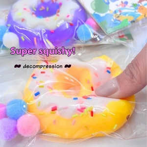 High Color Value Simulation Food Play Bite Donut Pinch Music EVA Net Red Super Cute Decompression Vent Toy - Product Image 3