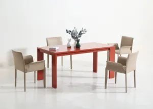 Lastra di legno tavoli ristorante Estaurant tavoli mobili casa tavolo da pranzo tavolo da pranzo sedie da salotto mobili da soggiorno in legno
