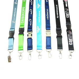 昇華プリントのエコフレンドリーなランヤード、プラスチック製の安全クリップ付き、販促用、カスタムオフィス、ソーシャルワーカー用ネックランヤード - Product Image 2