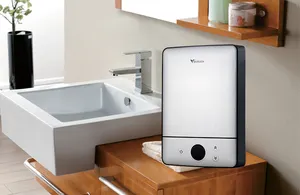 Control remoto de lavado con agua caliente de 110 V para baño Calentador de agua caliente eléctrico Agua caliente