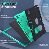 Étui robuste pour iPad Pro 13 M5 2025 M4 2024 avec support et porte-stylo, silicone + PC, antichoc, fin, OEM ODM
