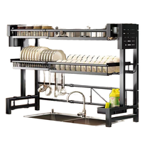 Support de rangement rétractable en métal à trois niveaux pour ranger vos plats