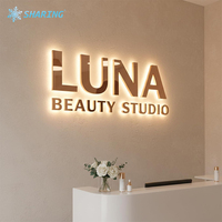 Livraison rapide, enseignes lumineuses 3D LED personnalisées, étanches IP67, pour la publicité extérieure, la décoration commerciale, les bâtiments de bureaux
