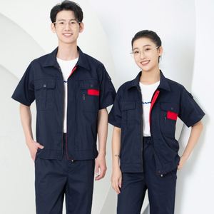 Summer <b>Jacket</b> Top Pant Work Suit Workwear Working Uniform Safety Suits Factory <b>Workers</b> Labor Work Clothes - Product Image 4