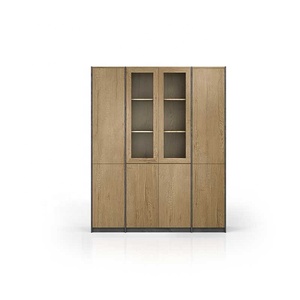 6.5ft alta Post-moderna per la casa in legno ufficio armadio libreria armadio modulare - Product Image 1