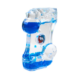 Minuteur en acrylique à liquide mouvant, jouet à bulles, <span class=keywords><strong>sablier</strong></span> bicolore, cadeau, minuteur à sable mouvant liquide, <span class=keywords><strong>sablier</strong></span> en <span class=keywords><strong>gel</strong></span> liquide acrylique - Product Image 2