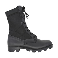 KMS personnalisé en gros noir respirant Oxford caoutchouc désert Jungle chaussures de combat bottes tactiques chaussures d'extérieur pour hommes