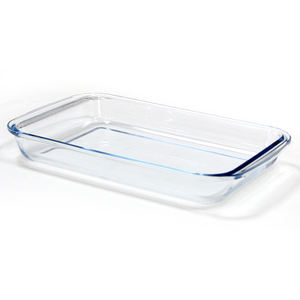 2 plateaux de cuisson professionnels en verre, pour baguette française, ensemble de 3 plats de cuisson - Product Image 1